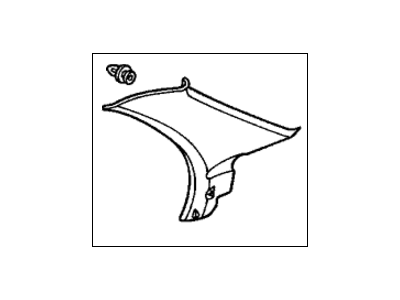 Honda 84130-S5A-J01ZA Garnish Assy., R. RR. Pillar *NH220L* (CLEAR GRAY)