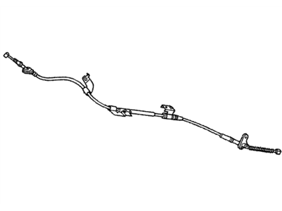 Honda 47560-S5D-A05 Wire B, Driver Side Parking Brake