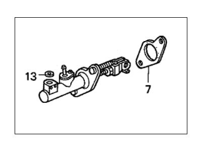 Honda 46920-S5A-G07 Master Cylinder Assembly, Clutch