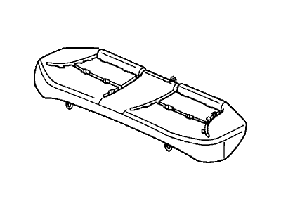 Honda 82132-S5D-A01 Pad & Frame, Rear Seat Cushion