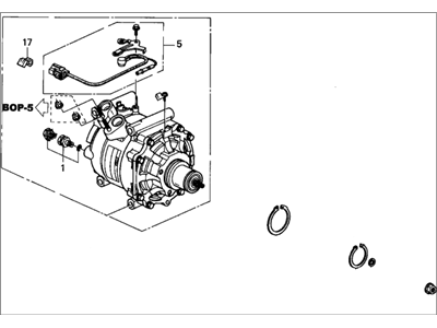 Honda 8-97149-334-0 Ring, Snap