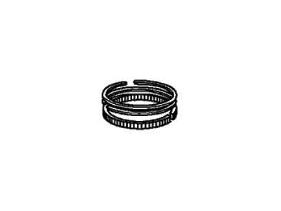 Honda 13011-5WJ-A01 Ring Set, Piston