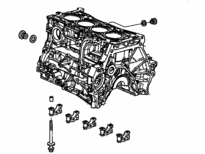 Honda 11000-5WJ-810 Block Assy., Cylinder