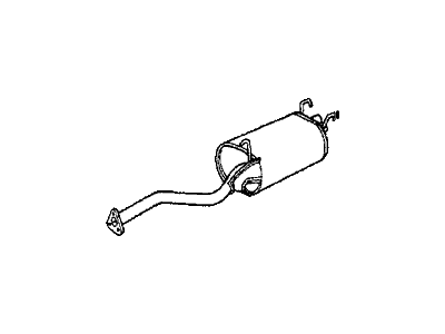Honda 18307-SB0-673 Muffler, Exhuast