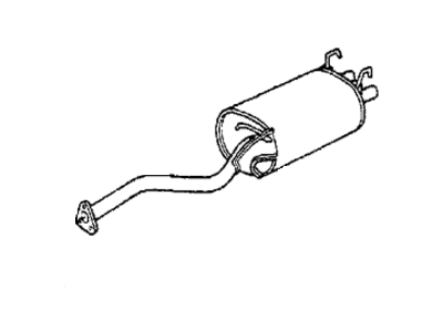 Honda 18307-SF0-673 Muffler, Exhuast