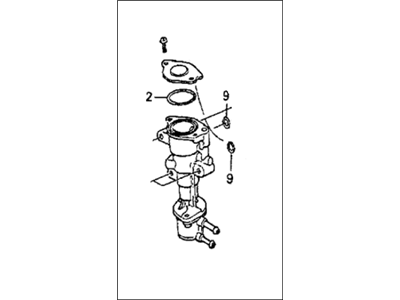 Honda 16500-PJ0-661 Valve Assembly, Fast Idle