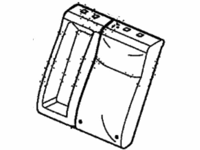 Honda 82521-TR3-V41ZA Cover, Left Rear (Sienna Beige)