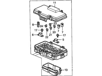 Honda 8-97022-568-3 Clip (Id=24)