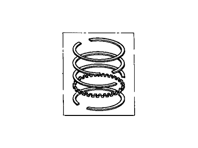 Honda 13031-PLR-004 Ring Set, Piston (Over Size) (0.50)