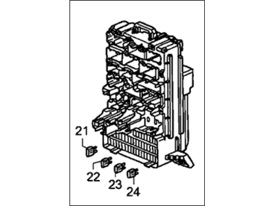 Honda 38200-S5P-A11 Box Assembly, Fuse