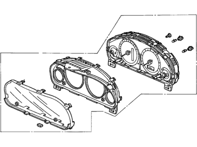 Honda 04783-S5P-L31 Meter, Combination