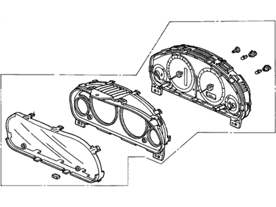 Honda 04783-S5P-A41 Meter, Combination