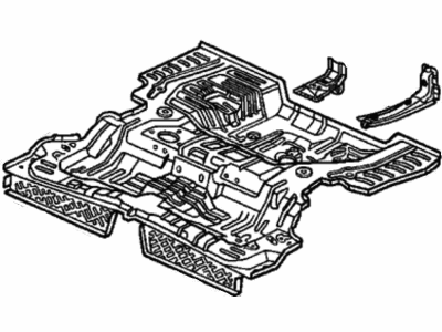Honda 04655-SM4-A01ZZ Panel Set, RR. Floor