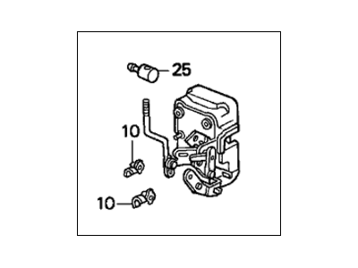 Honda 72610-SM4-013 Lock Assembly, Right Rear Door