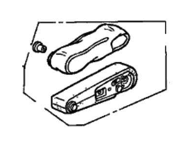 Honda 81529-SM4-A71ZB Armrest Assy., L. FR. Seat *Y18L* (LEA) (Meiji) (SILKY IVORY)
