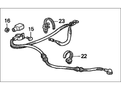 Honda 32410-SM4-930 Cable Assembly, Starter