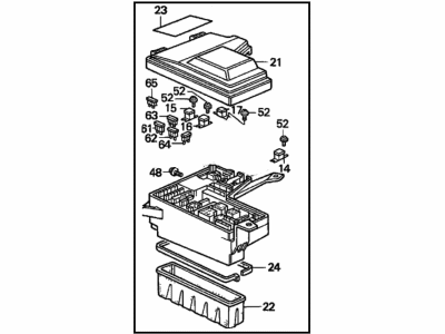 Honda 38250-SM4-A80 Box Assembly, Relay