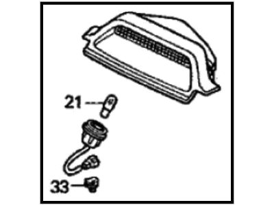 Honda 34270-SM2-A01 Light Assy., High Mount