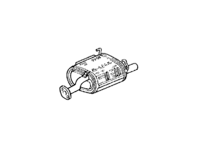 Honda 18030-SR3-506 Muffler Set, Exhuast