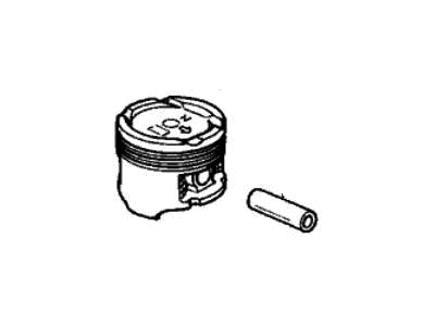 Honda 13010-P07-010 Piston Set (Std)
