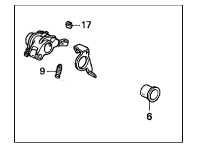 Honda 14620-P07-000 Arm Assembly, Intake Rocker