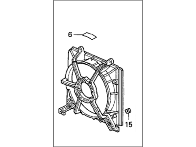 Honda 19015-PT0-003 Shroud (Denso)