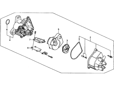 Honda 30100-PT3-A12 Distributor Assembly (Td-52U) (Tec)