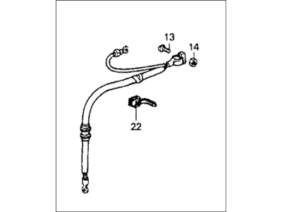 Honda 32600-SM4-A02 Cable Assembly, Ground