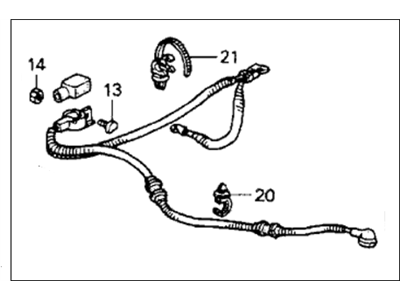 Honda 32410-SM4-913 Cable Assembly, Starter