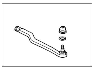 Honda 53540-SM4-003 End, Passenger Side Tie Rod (Musashi)