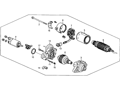 Honda 31200-P0A-014 Motor (Sm-402-03)