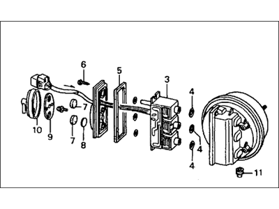 Honda 36520-PT3-A01 Actuator Assembly (Hitachi)