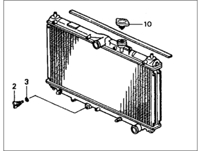 Honda 19010-PT0-004 Radiator (Toyo)