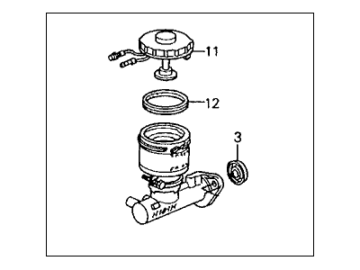 Honda 46100-SM4-A04 Master Cylinder Assembly