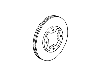 Acura 45251-SM4-020 Disk, Front Brake (14")