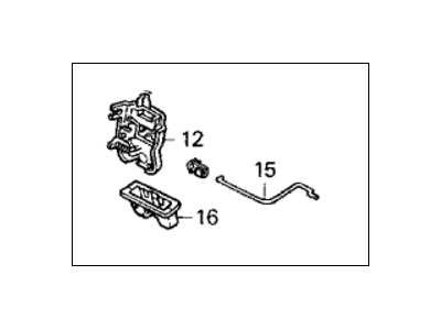 Honda 74850-SM2-003 Lock Assembly, Trunk