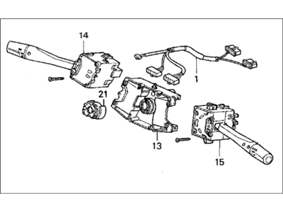 Honda 35250-SM4-A51 Switch Assembly, Combination