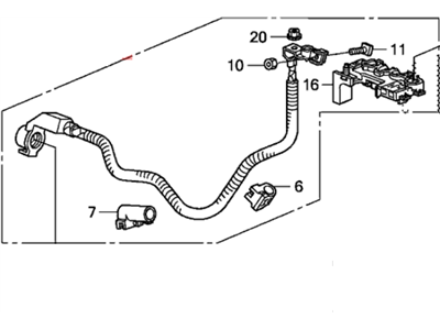 Honda 32410-TK6-000 Cable, Starter (Assembly)