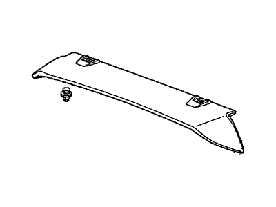 Honda 74900-TK6-A01ZA Spoiler Assembly, Tailgate (Deep Sapphire Blue Pearl)