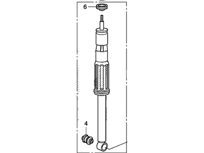 Honda 52610-TK6-308 Shock Absorber, Rear