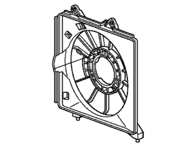 Honda 38615-RB1-J51 Shroud, Air Conditioner