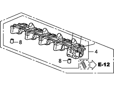 Honda 04148-RB1-305 Motion Set, Lost