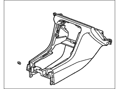 Honda 77291-SV4-A10ZB Console, FR. *NH178L* (EXCEL CHARCOAL)