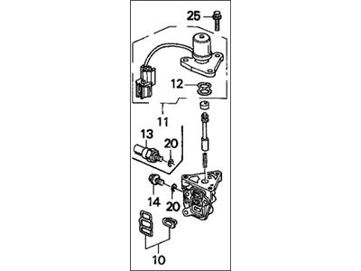 Honda 15810-P0A-005 Valve Assembly, Spool