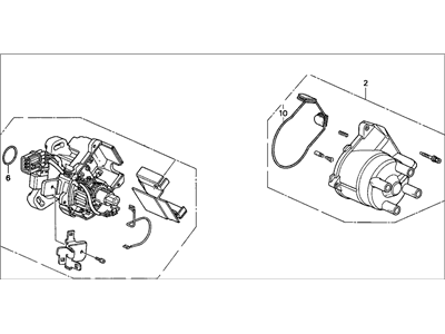 Honda 30105-P0H-A01 Housing, Distributor