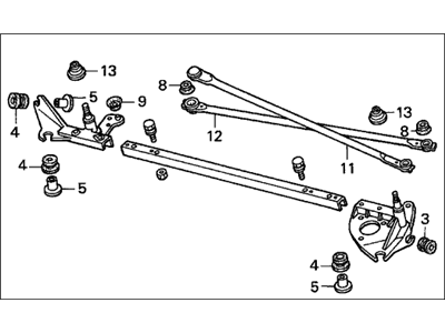 Acura 76530-SV4-A01 Link, Front Wiper