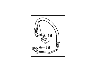 Honda 80315-SV1-A21 Hose, Discharge