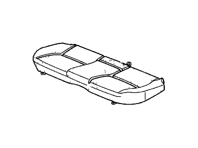 Honda 82132-SV5-A02 Pad, Rear Seat Cushion Molding