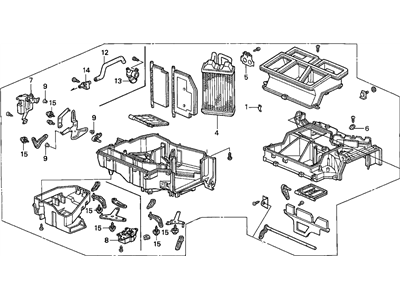 Honda 79100-SV1-A12 Heater Unit