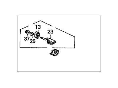 Acura 18280-SY8-A00 Stay Assembly, Exhaust